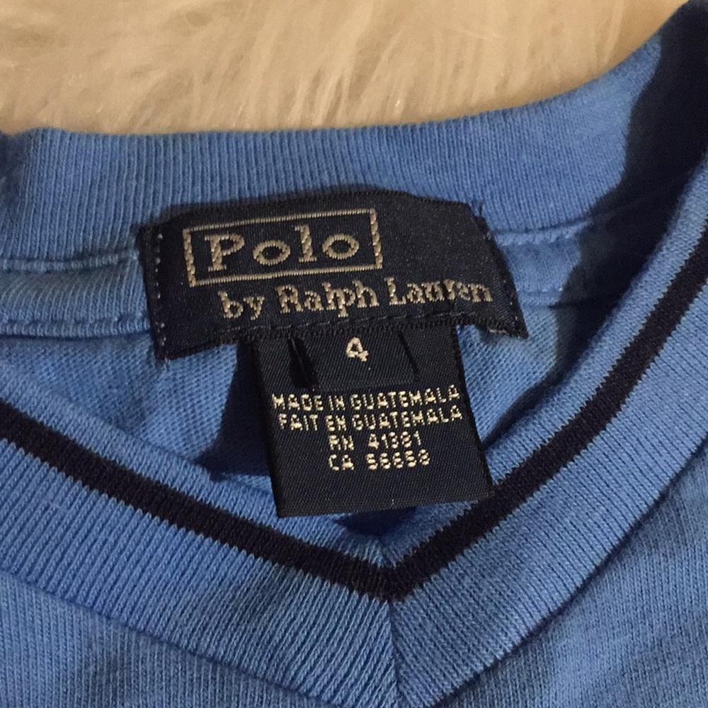 Ralph Lauren V neck Tee - Picture 2 of 5